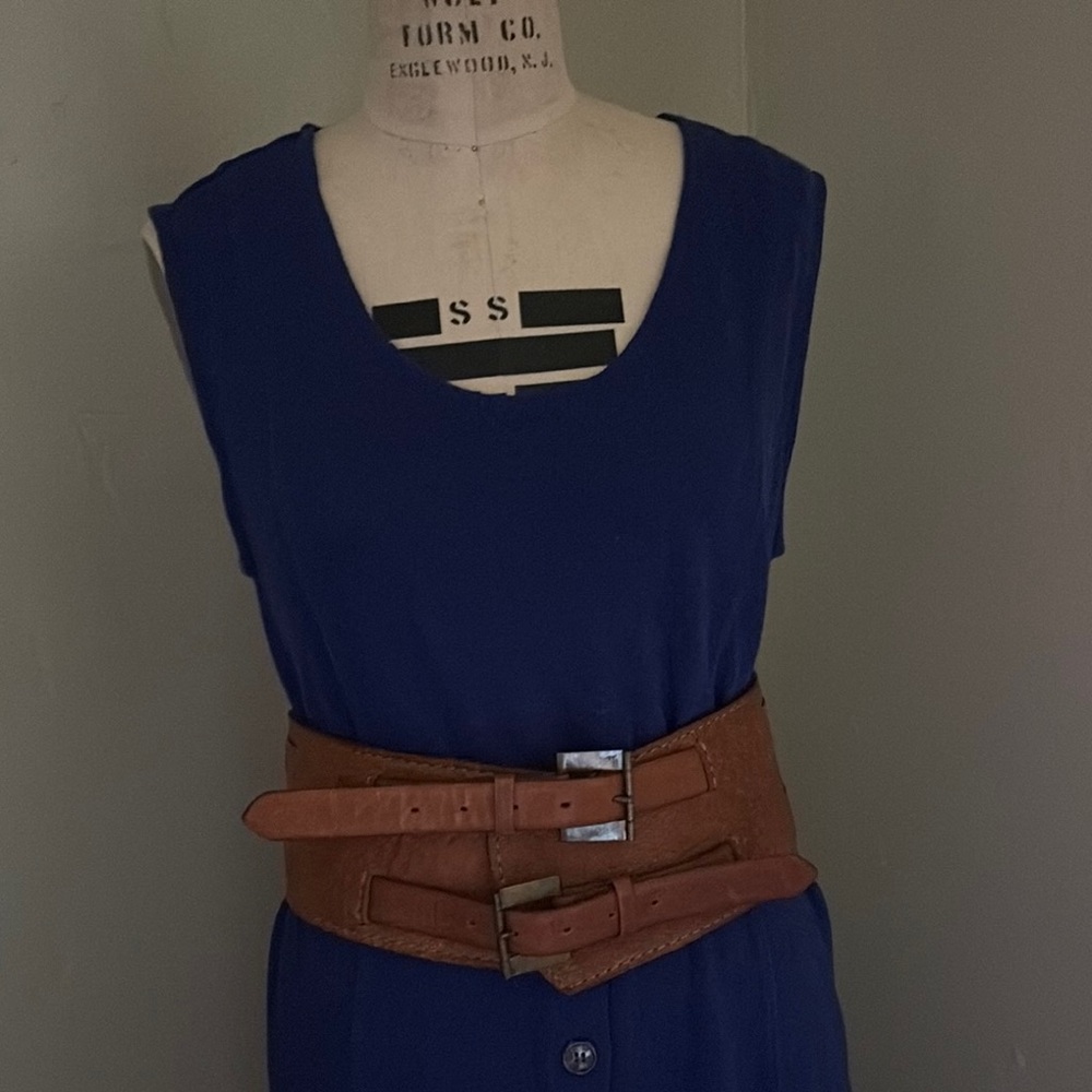 Callahan Blue Sleeveless Maxi Sundress - Picture 8 of 13